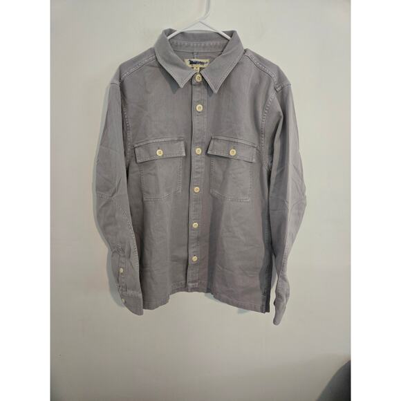 NWT Madewell Garment-Dyed Straight-Hem Work Shirt mens size M - Picture 5 of 7